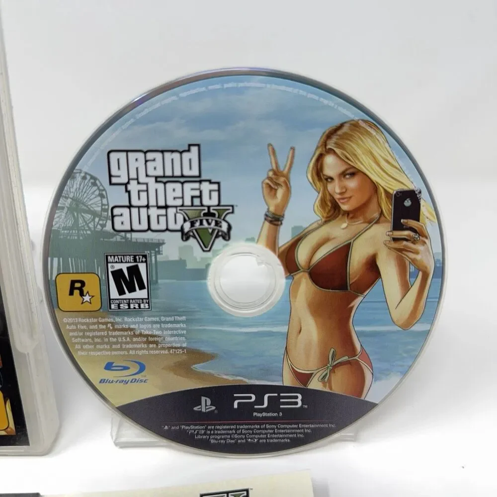Grand Theft Auto V Sony PlayStation 3 PS3 2013 Complete CIB Tested